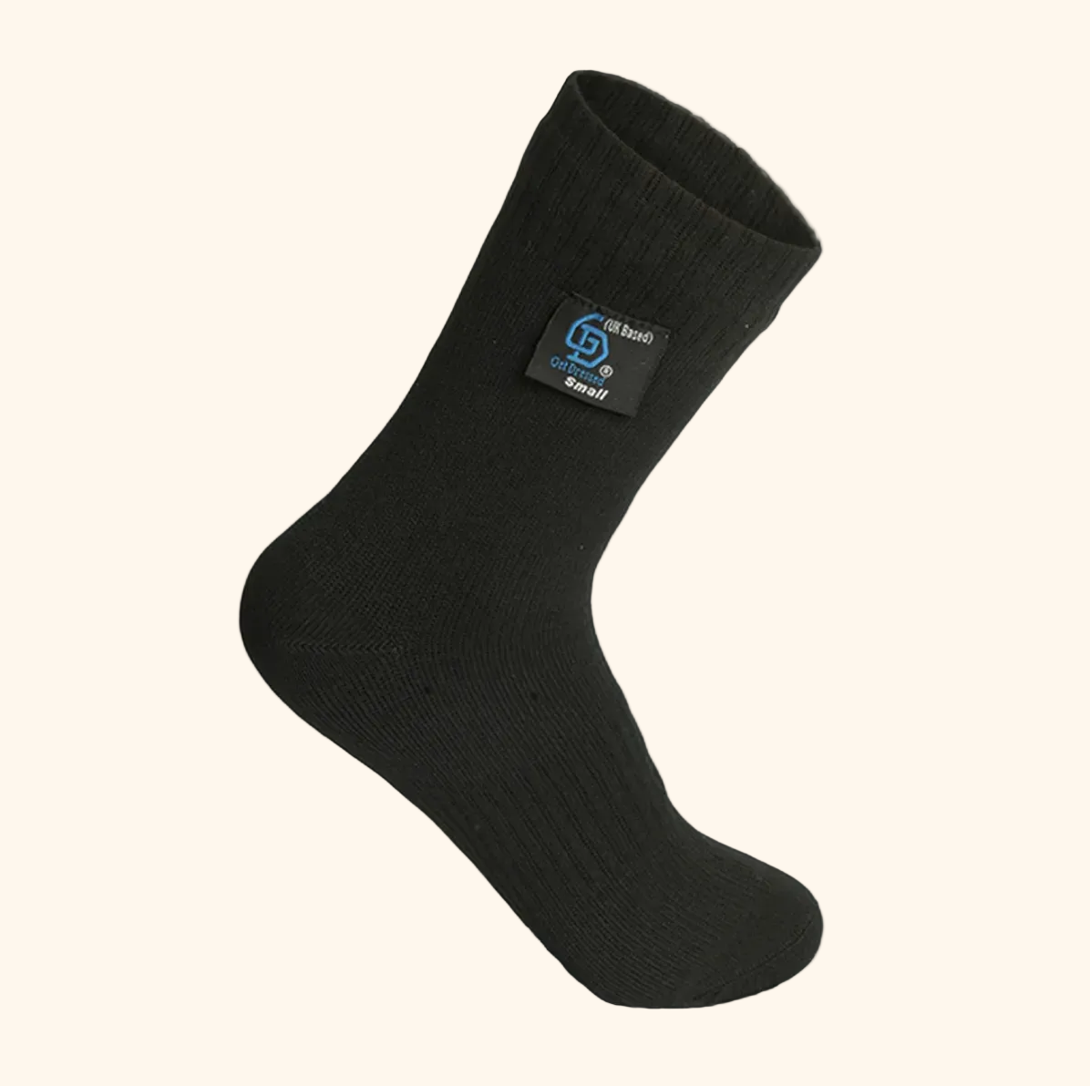 Get Dressed® 100% Waterproof Wudhu Socks - Shari'ah Compliant (Black)