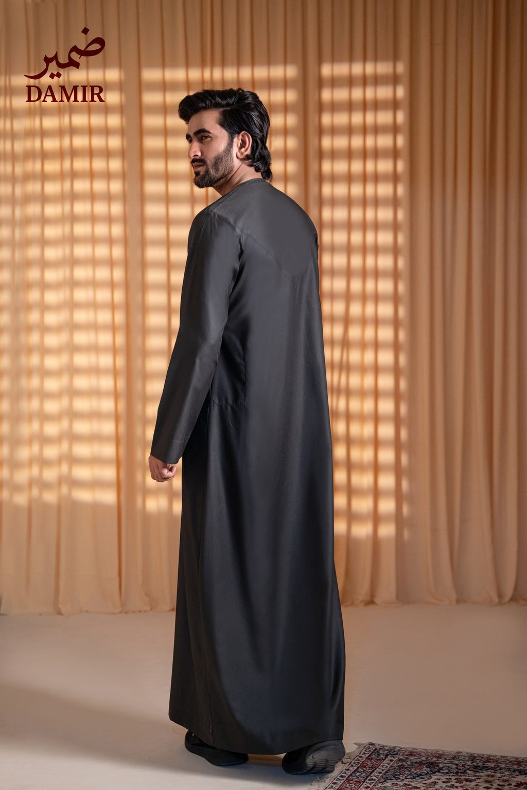 Damir Emirati Tassel Thobe - Emerald Dusk